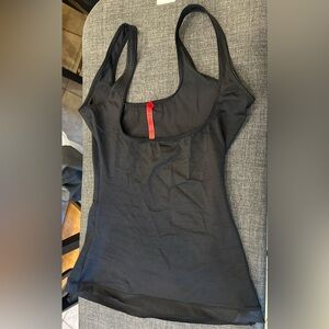 SPANX black Fitted open bust Tank Top in medium